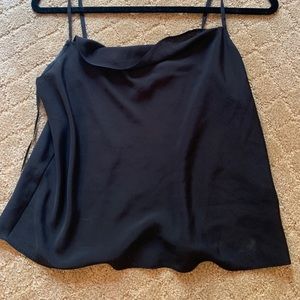 Cowl top silky tank